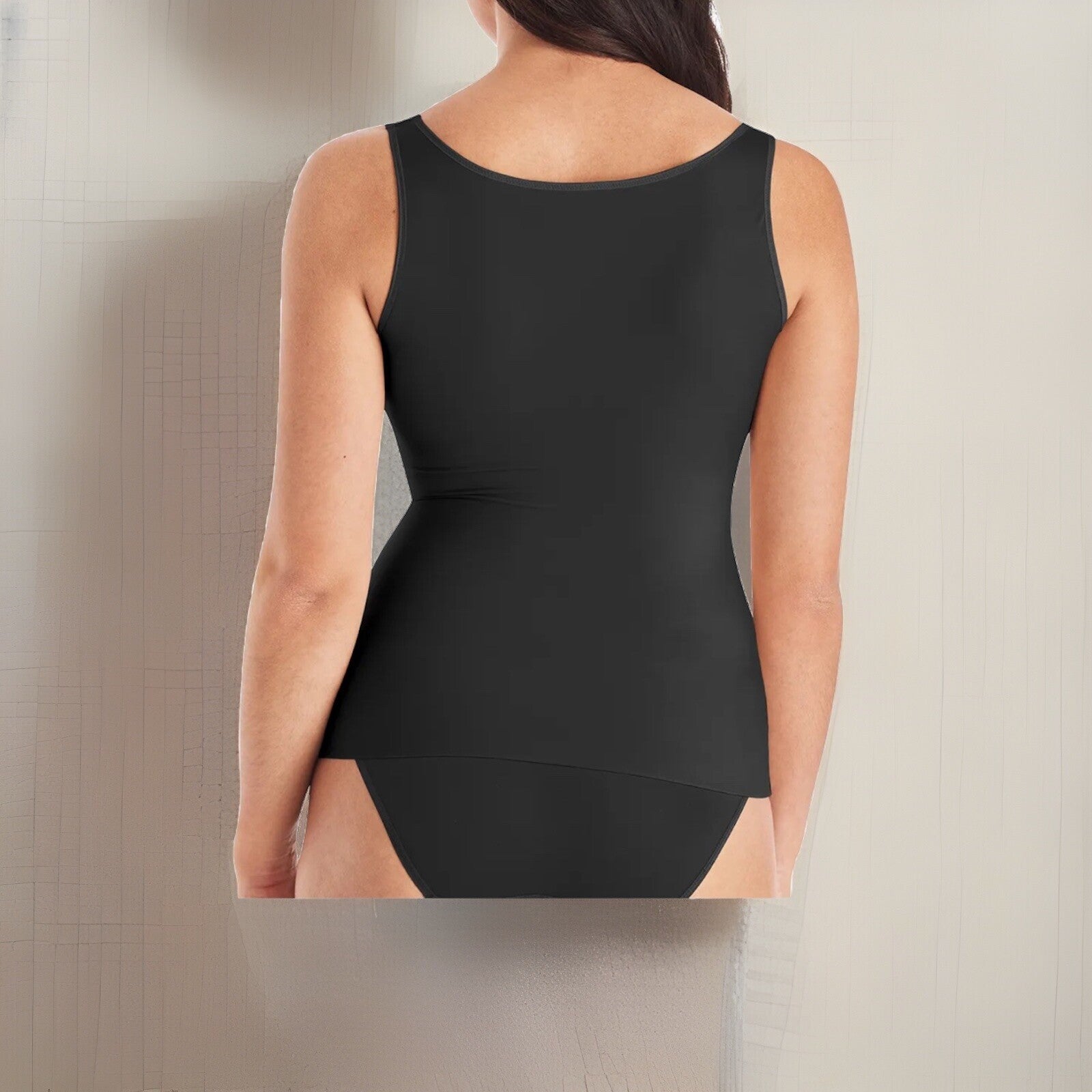 Maidenform Comfort Devotion Women S Black Firm Control Shaping Camisole Size L