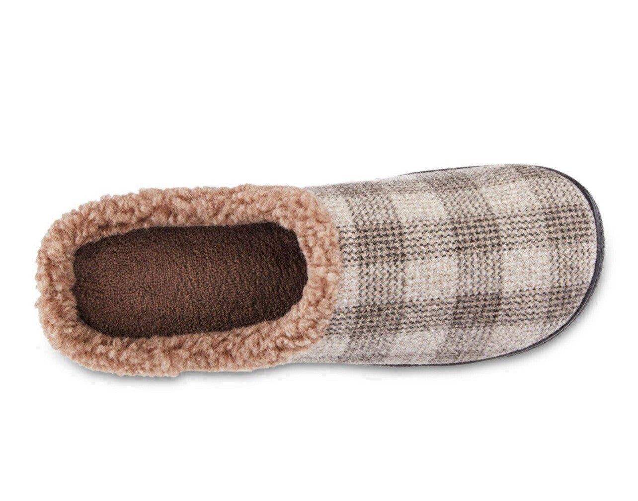 Isotoner Memory Foam Slippers Eco Comfort Dark Chocolate  L 9.5-10.5