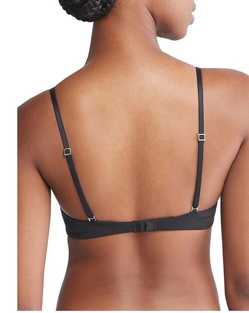 Calvin Klein Sculpt Lace Unlined Wire-Free Triangle Convertible Bra NWT Size XS