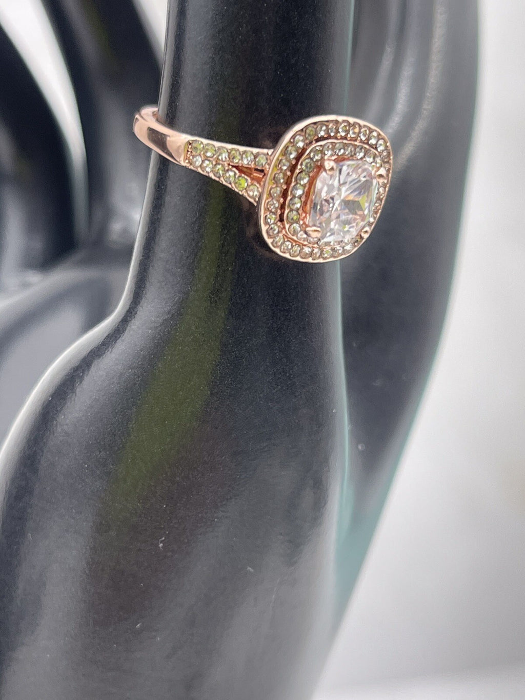 Charter Club Rose Gold-Tone Cubic Zirconia Ring - Rose Gold Tone - Size 7