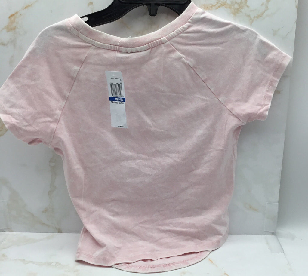 Just Poly Ballet Pink T-shirt Medium Property Of Los Angeles 