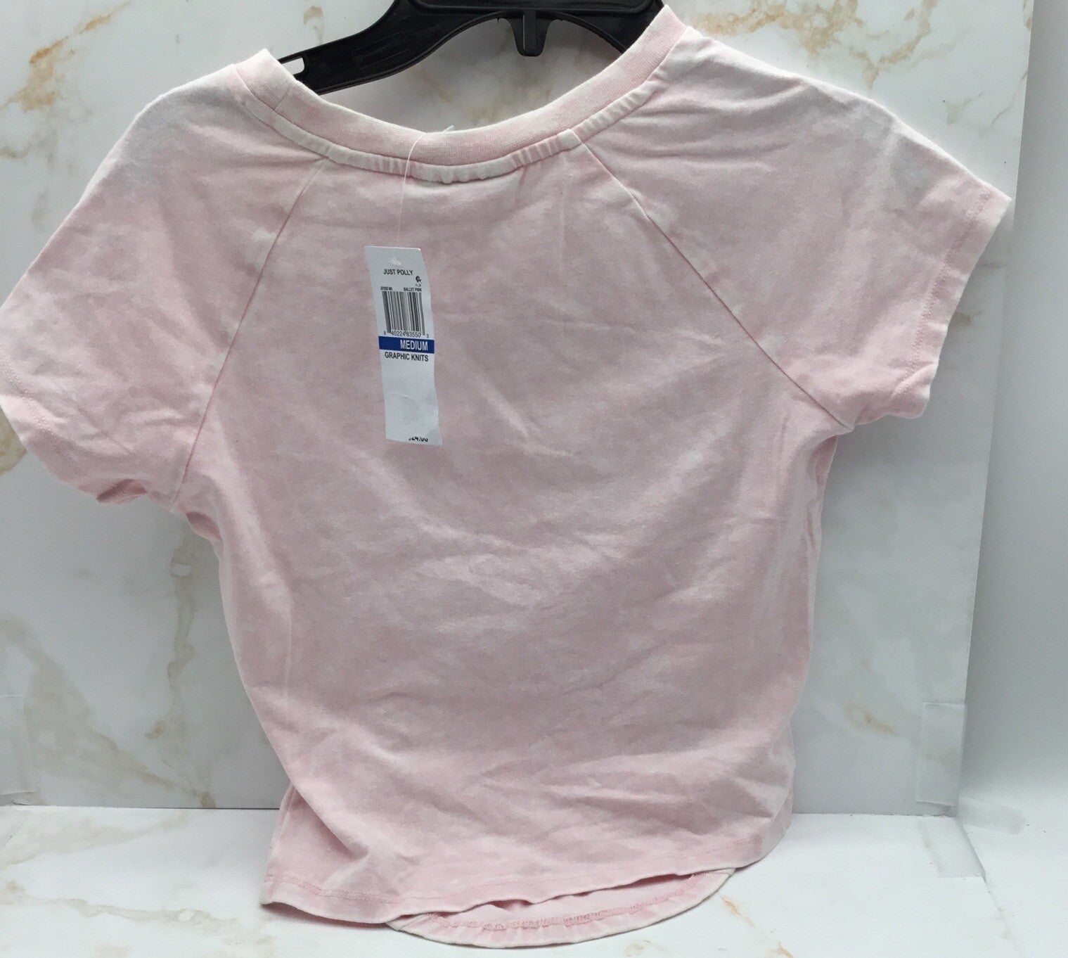 Just Poly Ballet Pink T-shirt Medium Property Of Los Angeles 