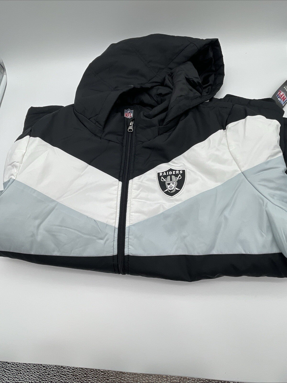 Officially Licensed NFL Women's Slap Shot Jacket by Glll XXL/XXG Oakland Riders