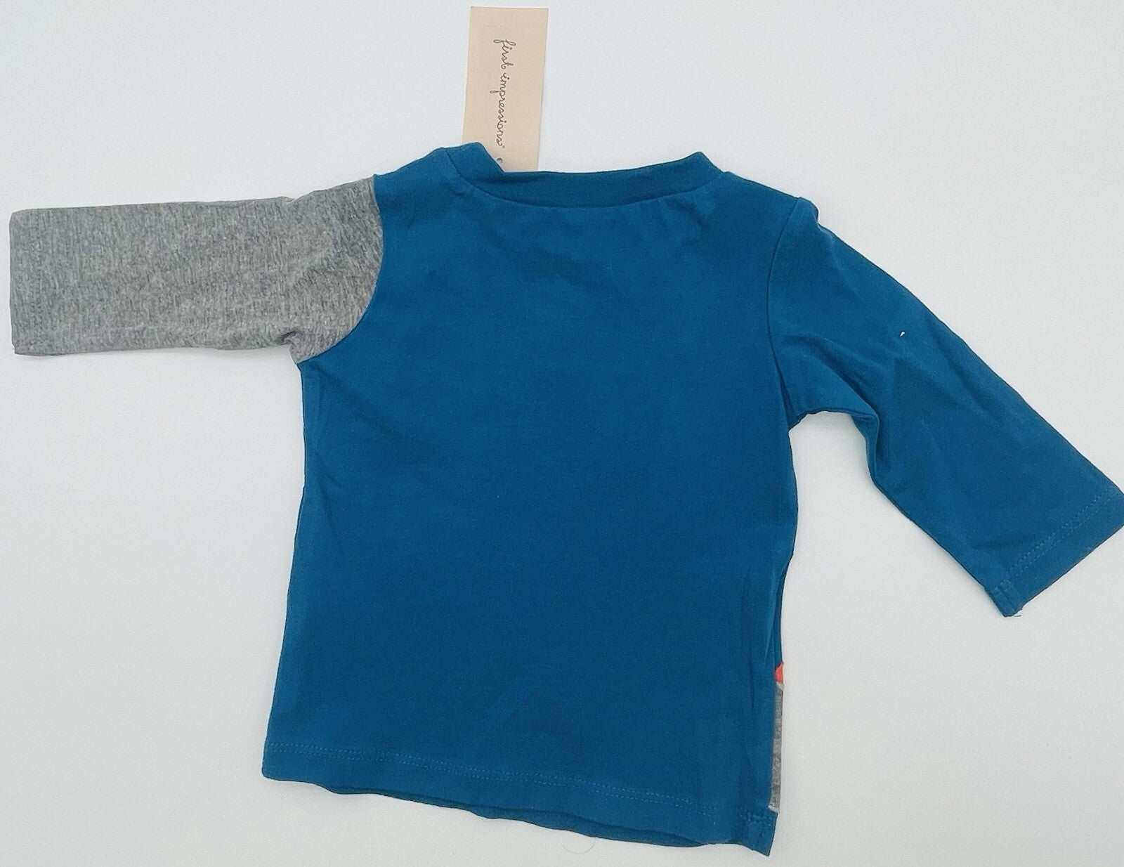 First Impressions Baby Boy's Dragon T-Shirt Blue Size 3-6Months