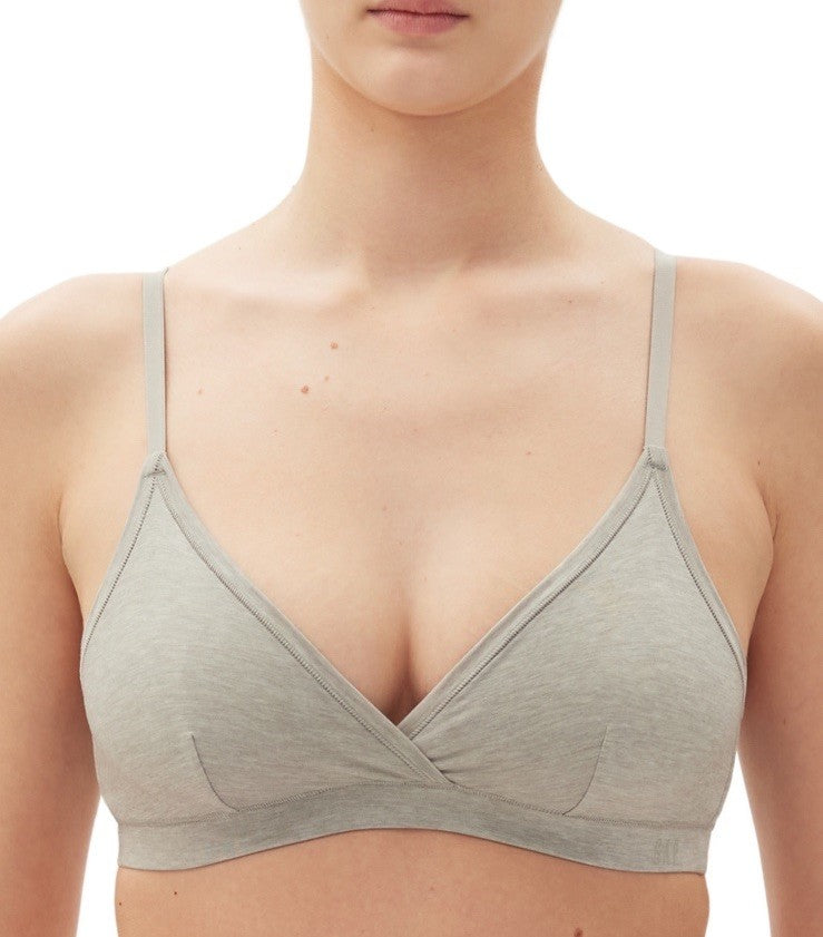 Gap GapBody Women's Breathe Full Coverage Bralette GPW00153 - Heather Grey Med