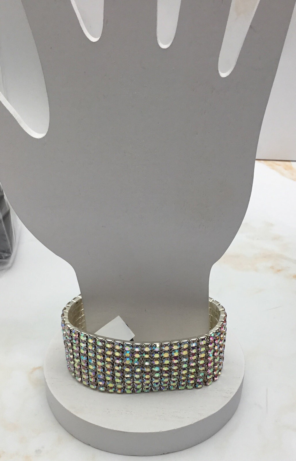 INC International Concepts 7" Crystal Pave Stretch Bracelet  $49