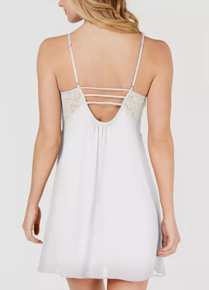 I.n.c. International Concepts Lace & Chiffon Nightgown Lingerie- Size Large