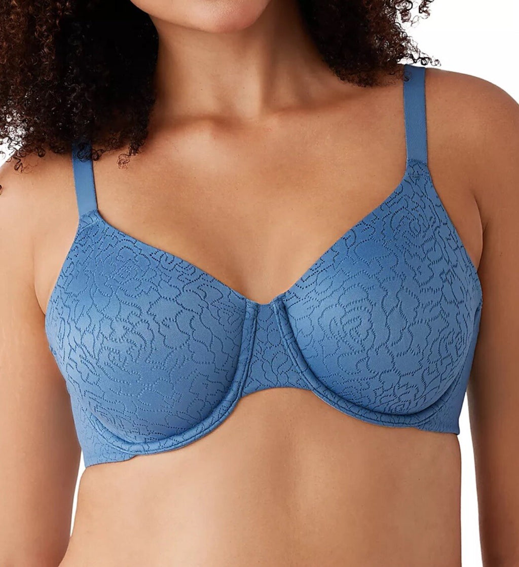 Wacoal Inside Job Underwire Bra 32DD. Coronet Blue  855345