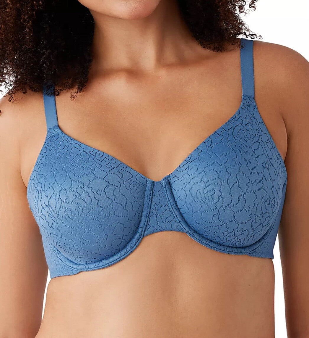 Wacoal Inside Job Underwire Bra 32DD. Coronet Blue  855345