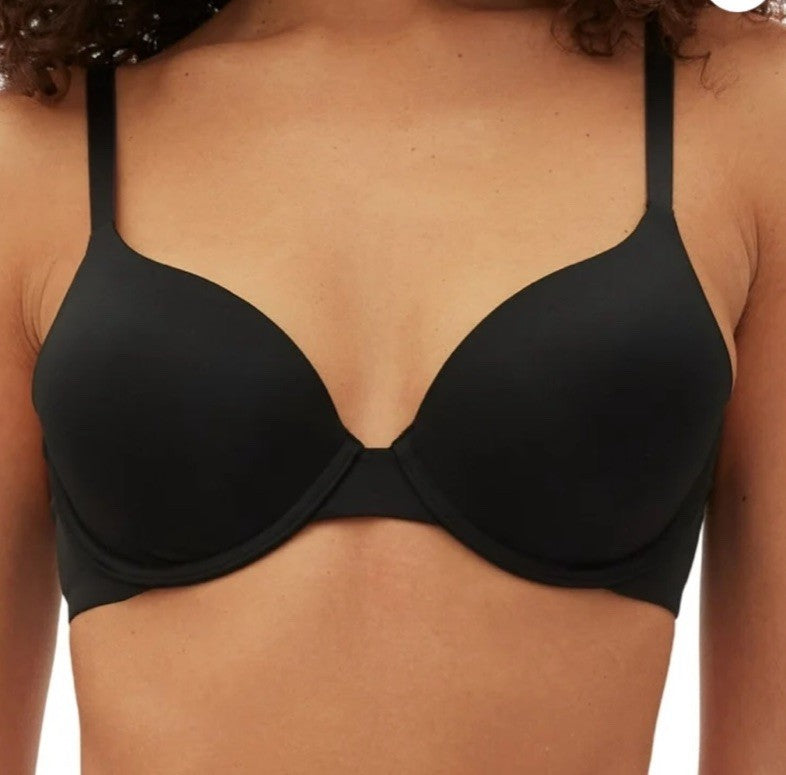Gap GapBody Women's Everyday Essentials T-Shirt Bra-True Black-32D