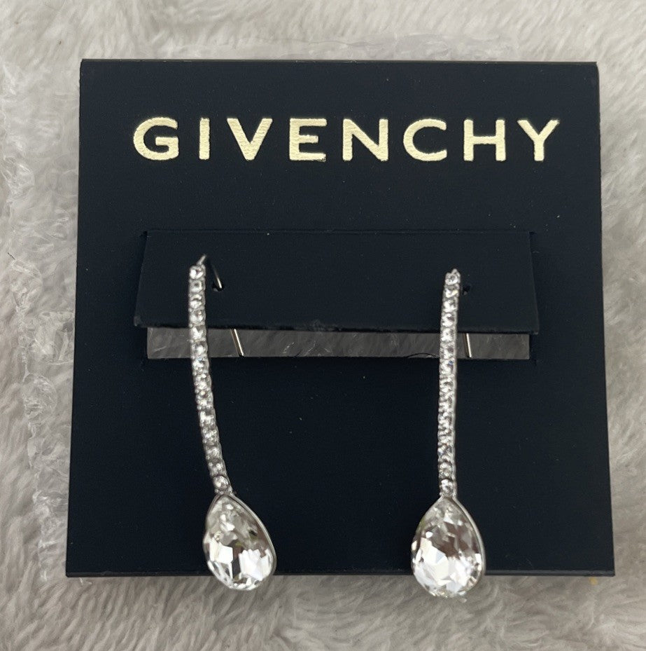 Givenchy Women’s Crystal Linear Threader Earrings Approx. drop: 1-3/10"