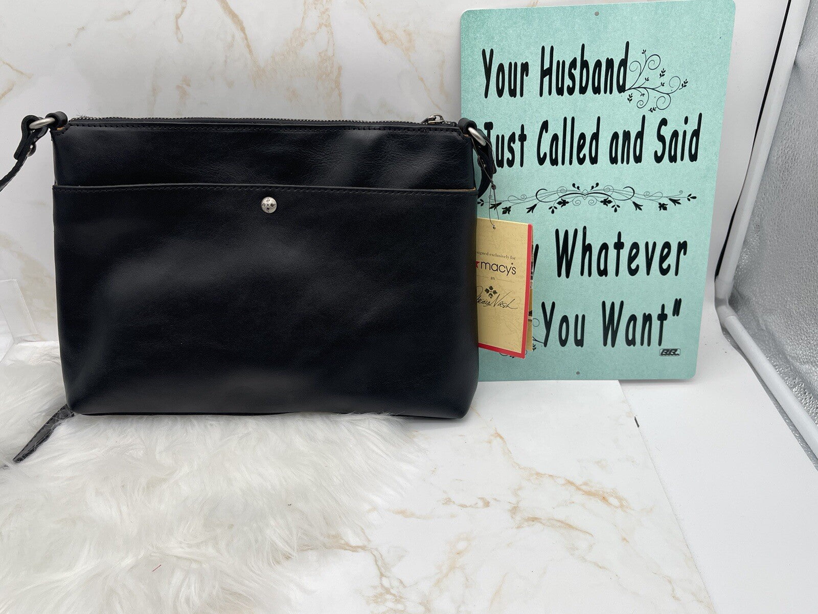 patricia nash bag leather Med Black $199