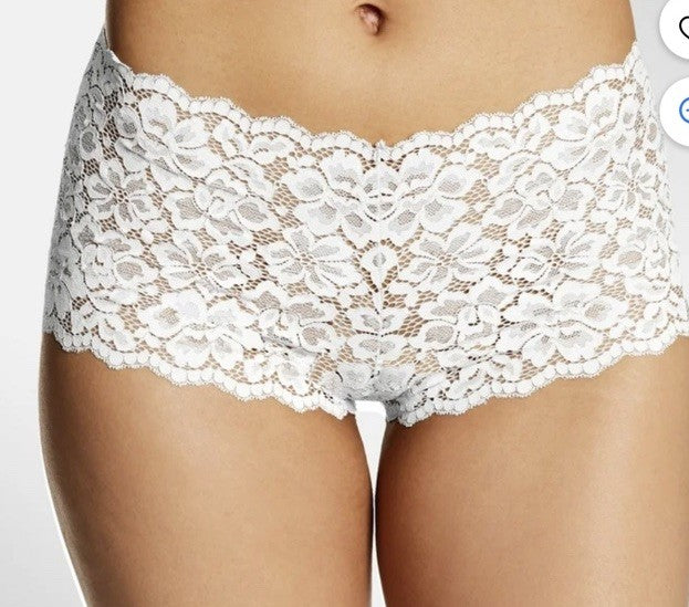 Maidenform Casual Comfort Lace Boyshort Underwear DMCLBS White XL 8