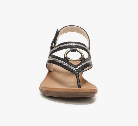 Soul Naturalizer Sunny Flat Sandals Black Smooth 7