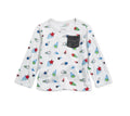First Impressions Kids Boy's Star Printed Top,Light Grey Size 18 Months