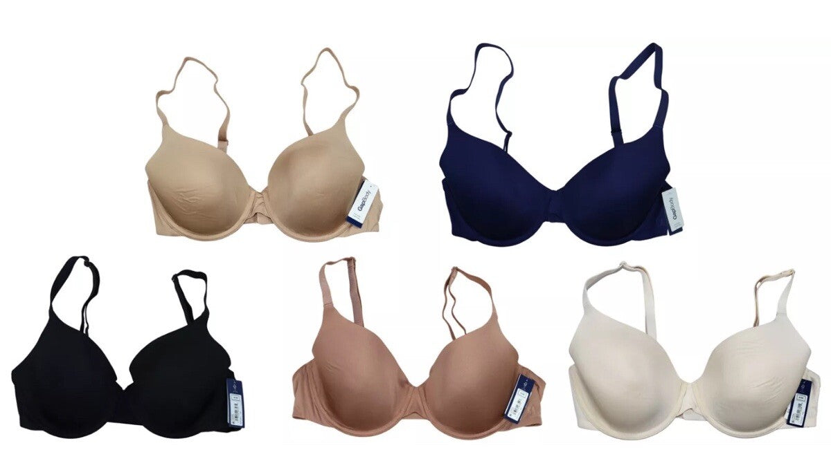 GapBody Everyday Wirefree Bra Black 32C