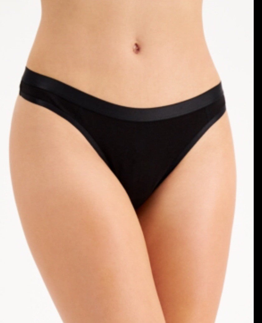 Jenni Women's Thong Black Large 