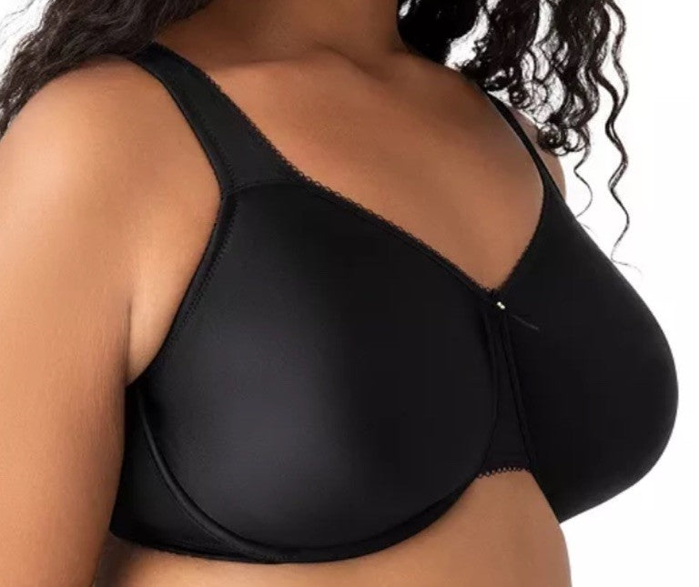NWT Wacoal Women's 38D Basic Beauty Full Figure Underwire Bra 855192 Black