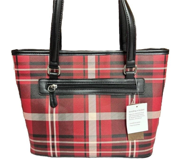 GIANI BERNINI Saffiano Plaid Tote