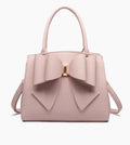 Like Dreams Park Bowtie Satchel Bag Blush Color