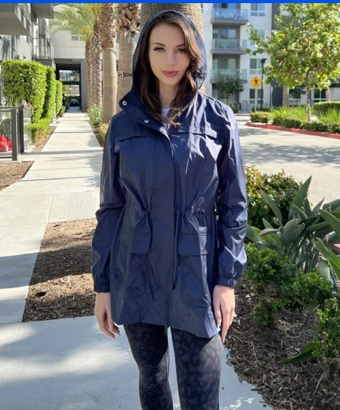 Rokka&Rolla Women's Military Anorak Safari Jacket Light Utility  S 4-6