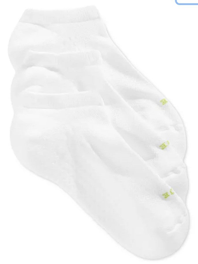 Hue Women's Air Cushion No Show 3 Pack Socks  Shoe Size 4-11