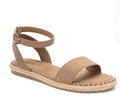 Style & Co. Peggy Womens Faux Suede Peep Toe Dress Sandals Taupe 10M