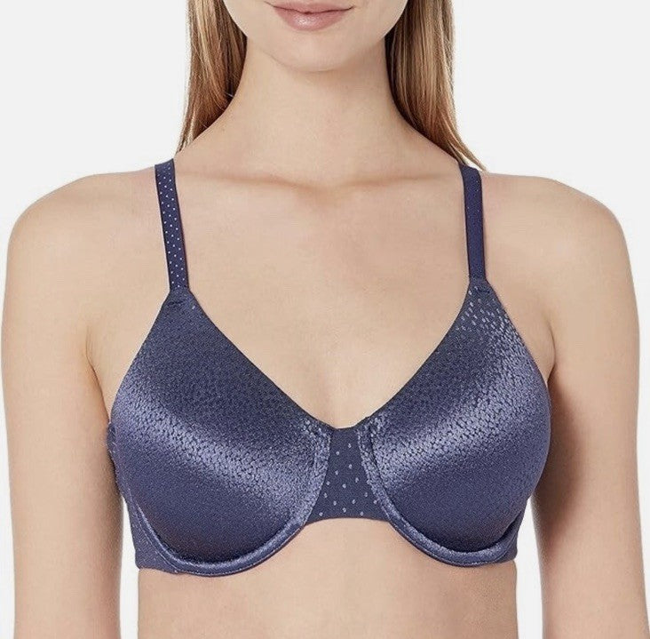 WACOAL 855303 BACK APPEAL SMOOTHING UNDERWIRE BRA Eclipse SIZE 34D