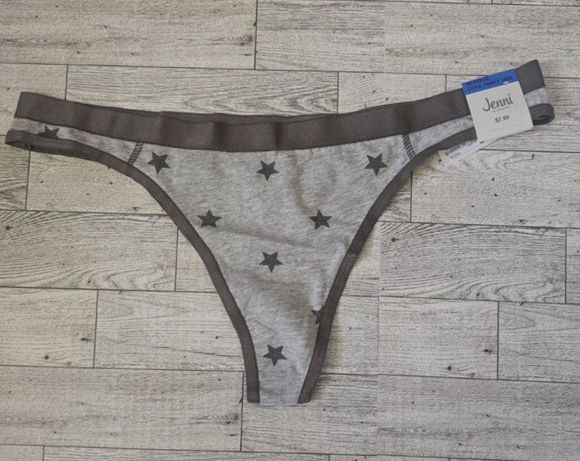 Jenni Women's Thong Stars XL
