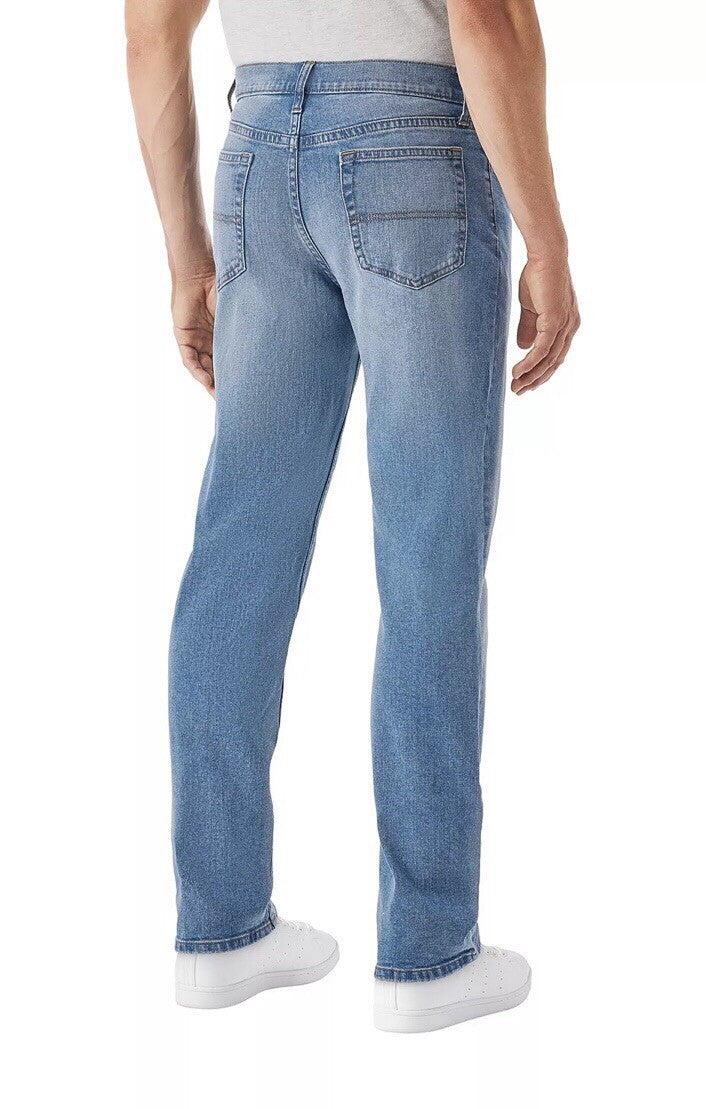 Member's Mark Men's Straight Fit Premium Stretch Denim Jeans, 5 Pocket 38x32