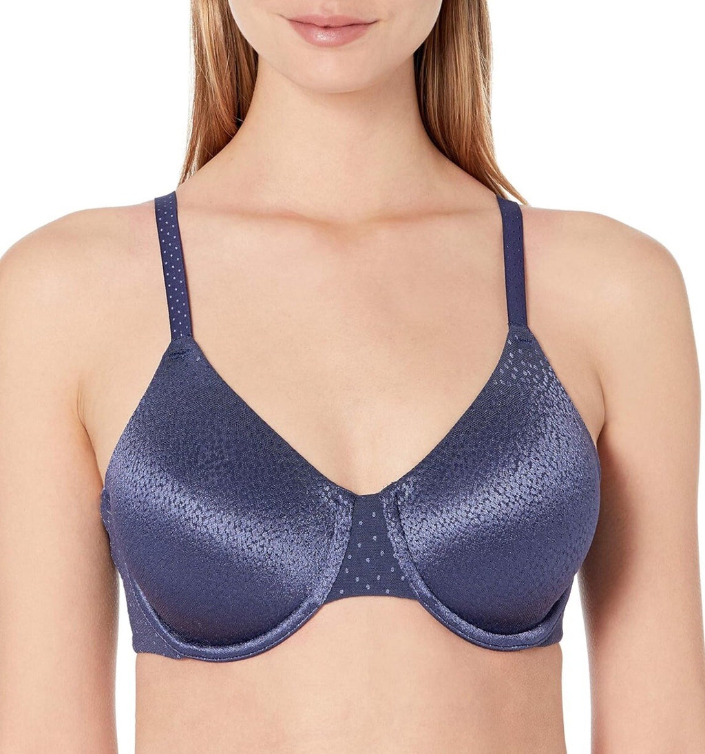 NWT Wacoal 855303 Back Appeal Underwire Bra US 34G /UK 34F Eclipse Blue