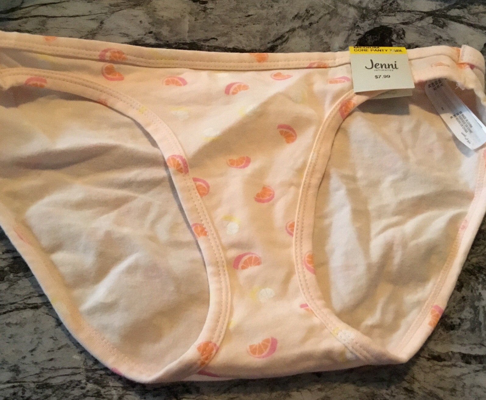 Jenni Women's Bikini Underwear Sliced Lemons L