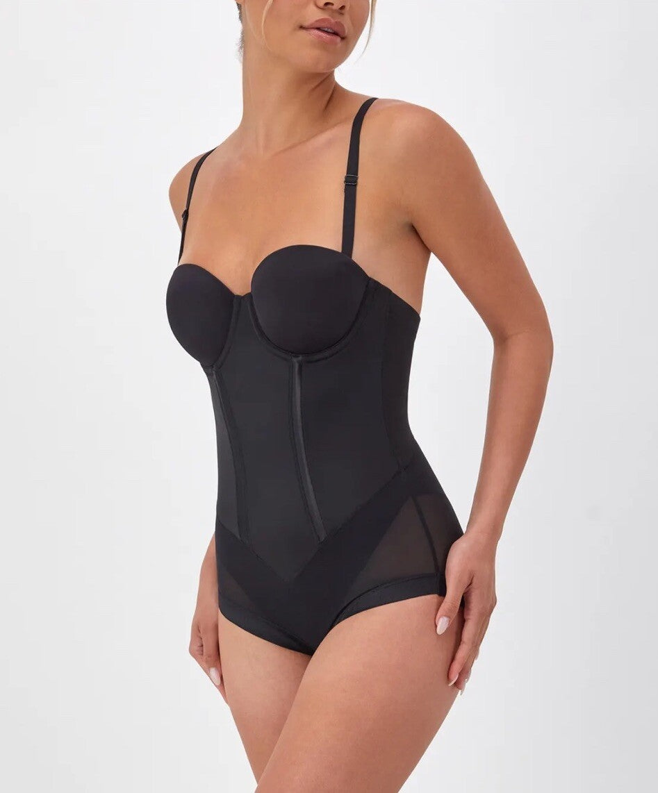 Ultra-Firm Convertible Body Shaper with Built-In Underwire Bra #FL1256
