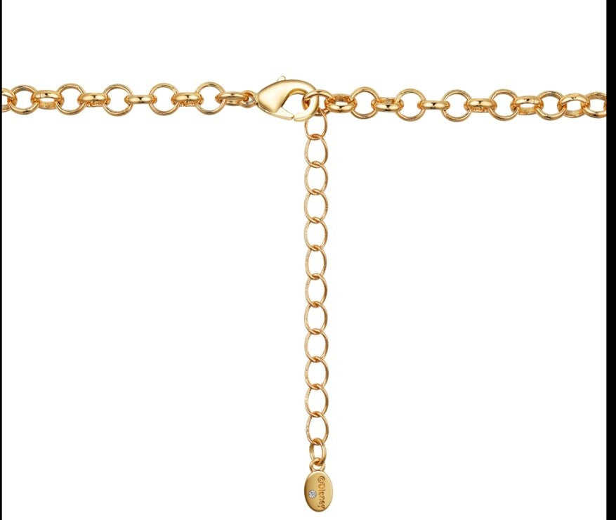 Disney Kid's Princess Tangled Gold-Tone and Purple Bead 