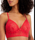 INC INTERNATIONAL CONCEPTS Underwire Lace Bralette Ski Patrol