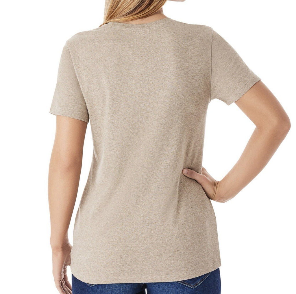 Members Mark Women's Essential Short Sleeve Relaxed Fit Crewneck Tee Size L