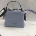 Kate Spade Knott Croc-embossed Mini Crossbody Tote ~NWT~ Blue