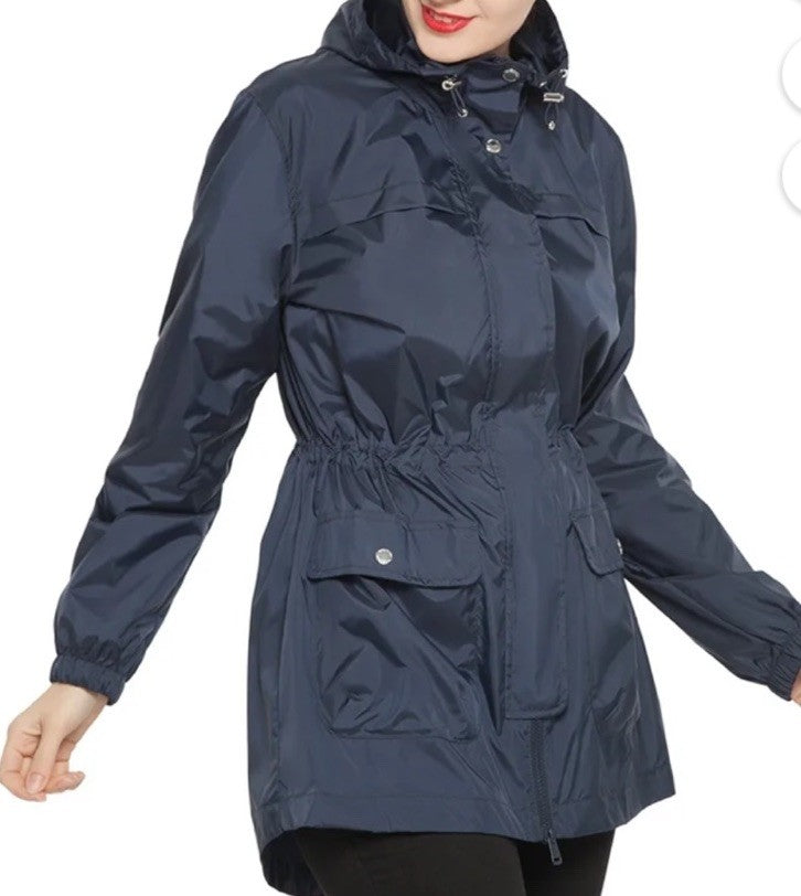 Rokka&Rolla Women's Military Anorak Safari Jacket Light Utility  S 4-6