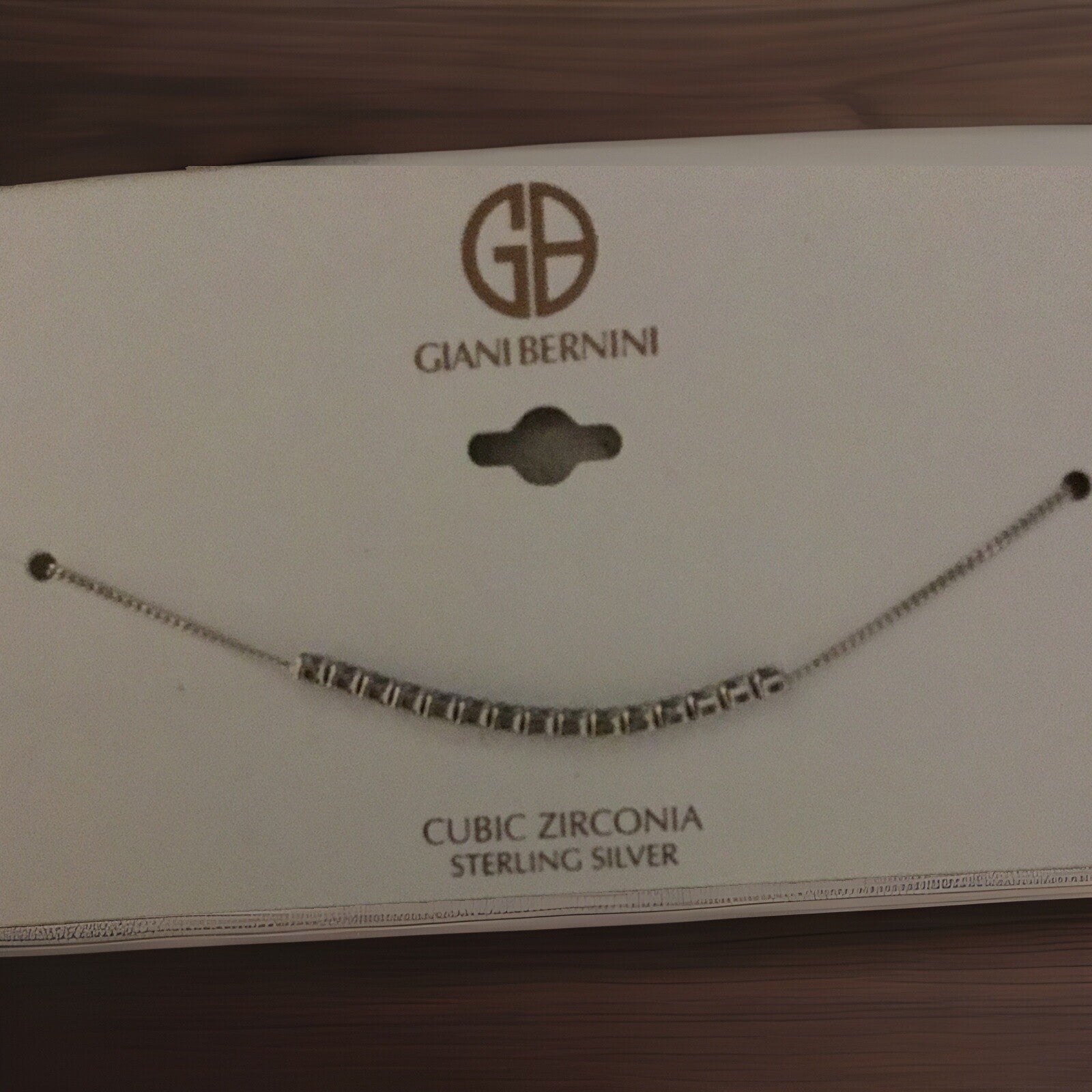 Giani Bernini Cubic Zirconia Sterling Silver Anklet 