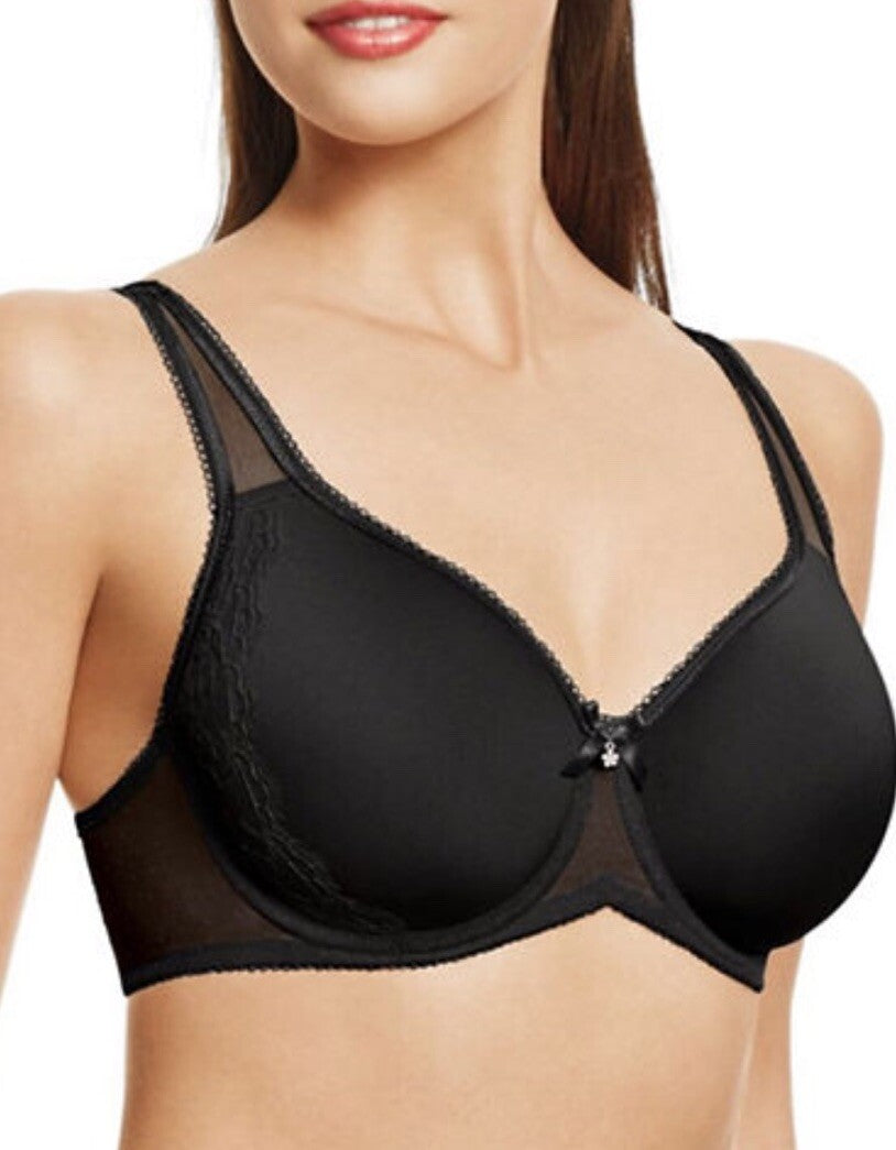 Wacoal Retro Chic Seamless Underwire Contour Bra 853186 36D Black 