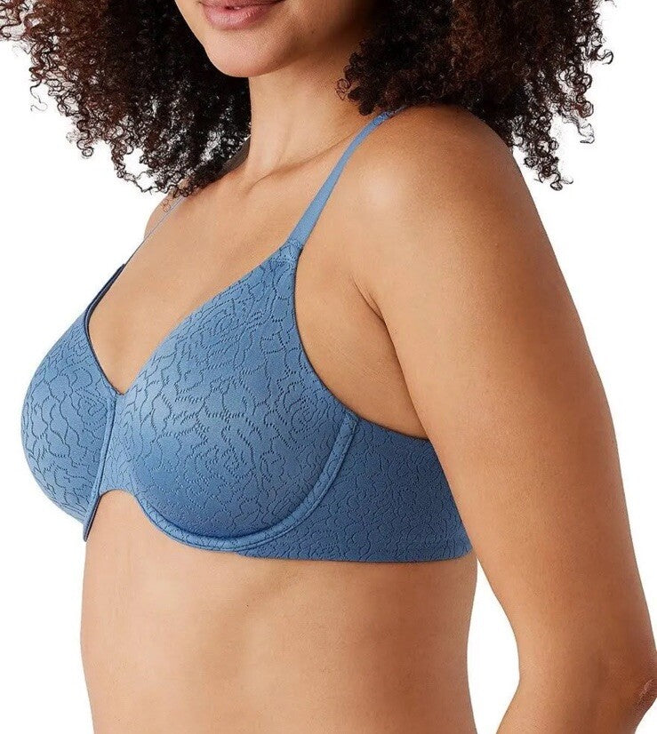 WACOAL 855345 "INSIDE JOB" UNDERWIRE Coronot Blue  SIZE 32DDD