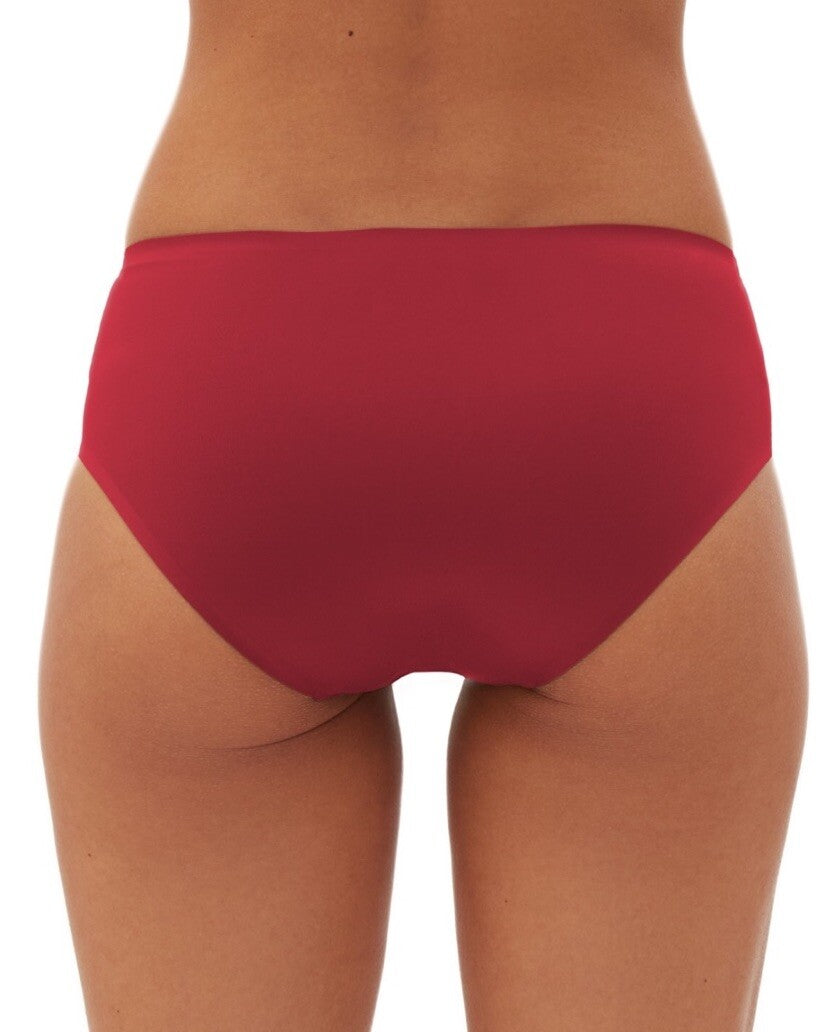 GAP GapBody Women's Everyday Essentials Laser Bonded Hipster Underwear Red M