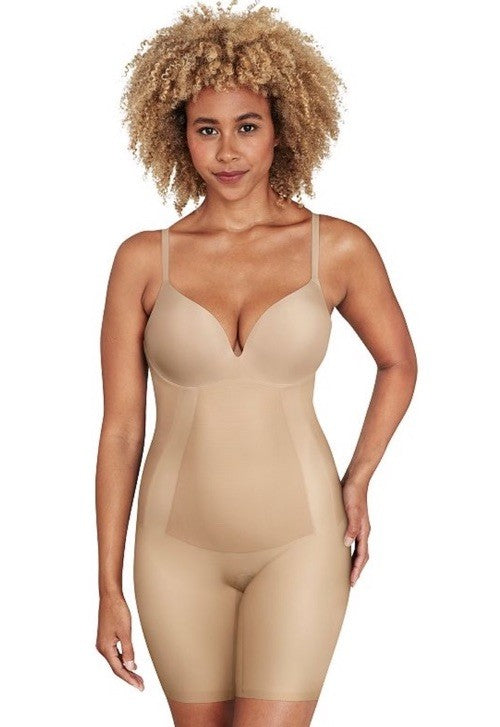 Maidenform Women's All-in-One Built-in-Bra Shaper DMS089 Transparent XL
