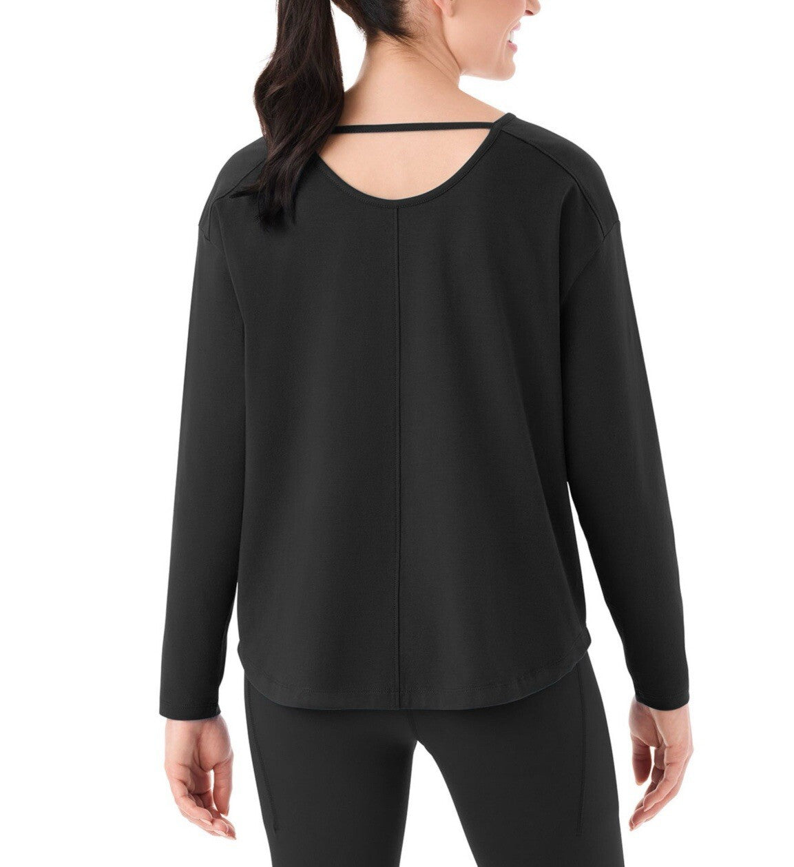 NWT Member's Mark Women's Long Sleeve Active Tee Size S