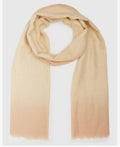 Steve Madden Womens Ombre Gauze Oblong Scarf Wrap Tan One Size **