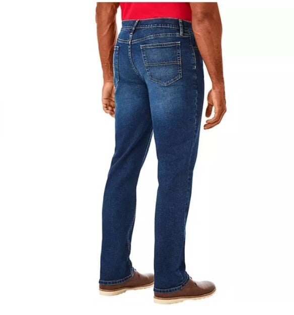 Member's Mark Men's Straight Fit Premium Stretch Denim Jeans, 5 Pocket