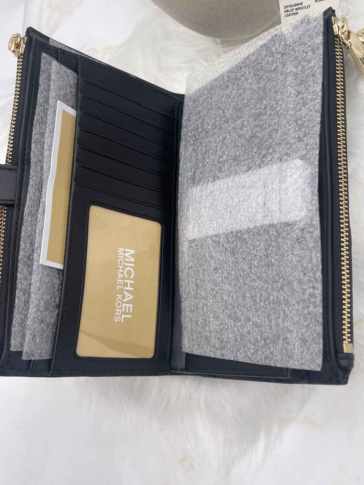 Michael Kors Jet Set Continental Travel Clutch - Black, Large