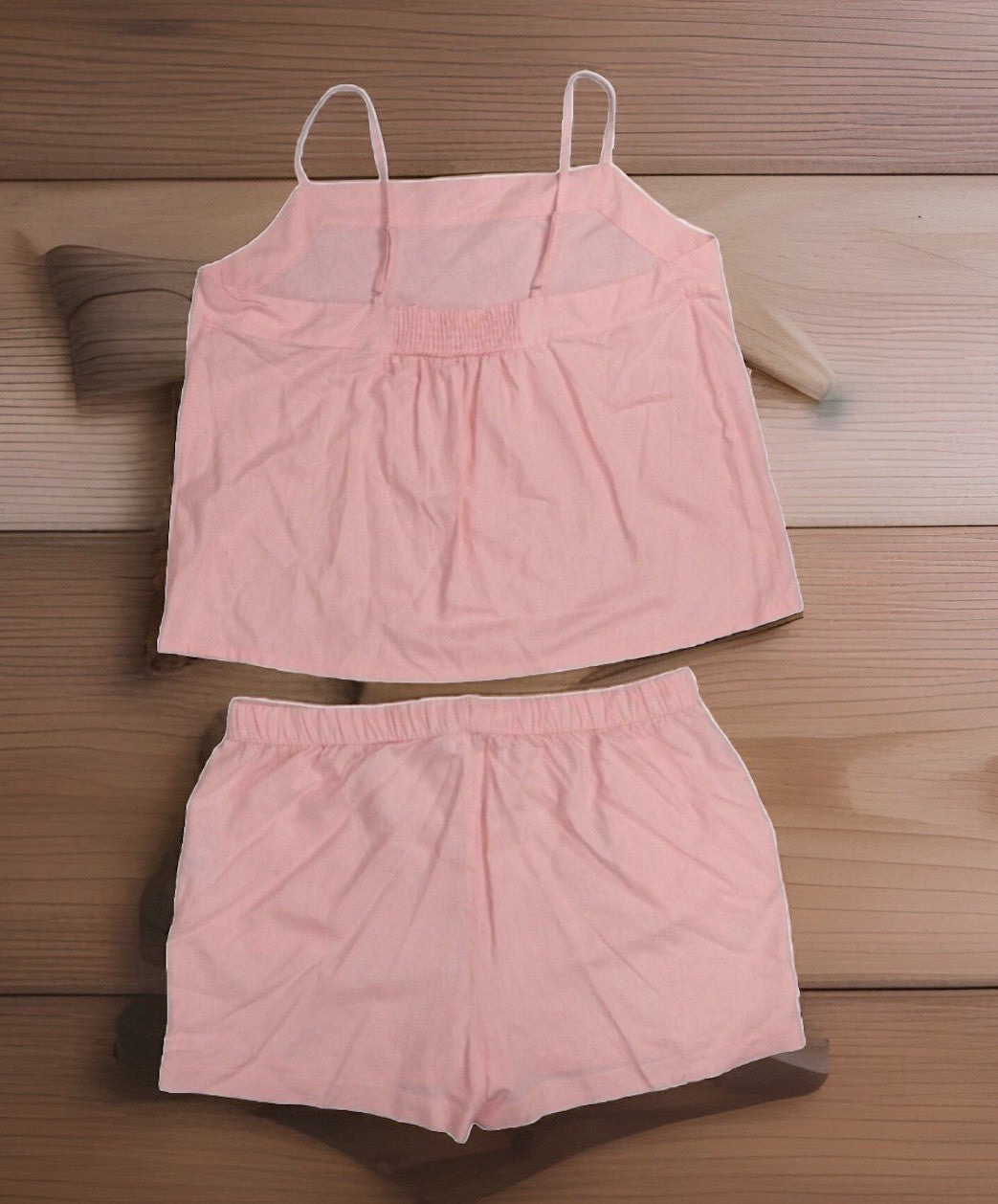 State of Day Women's 2-Pc. Sleeveless Linen Pajamas Set, Satin Pink, XXL