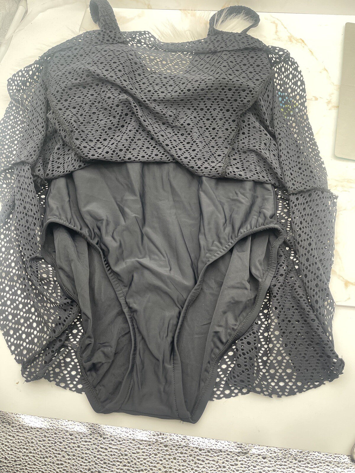 Swim Solutions Bust, Tummy, Thigh Minimizer Size 14 Swimsuit New