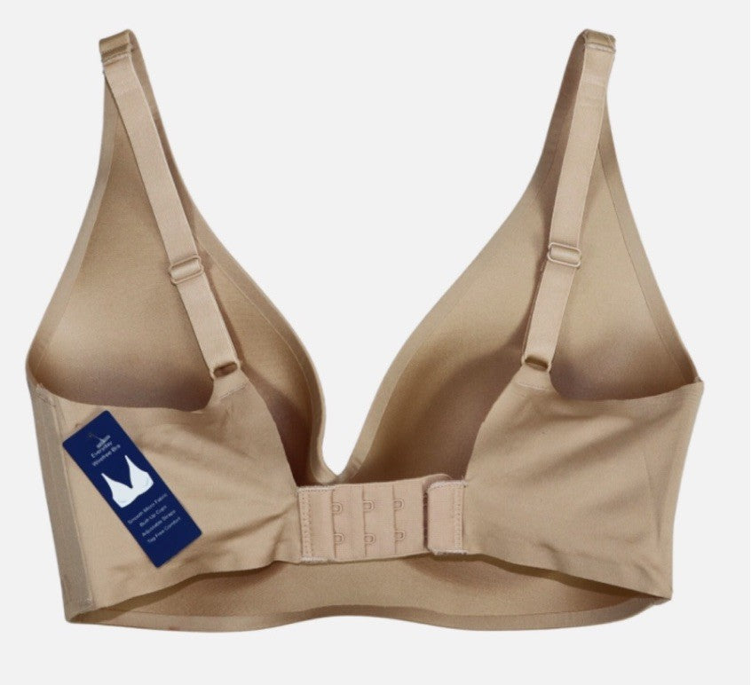 GAP GapBody Women's Everyday Essentials Wireless Bra Beige 34D